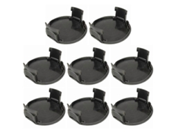 Conjunto de 8 Tampas de Carretel Wa0037 para Aparadores de Grama Worx Wg184, Wg190, Wg191 e Wg168.