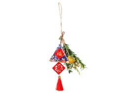 Laxiscreed Saco De Sorte Zongzi Para Carro E Mochila, Decoração Tradicional Chinesa