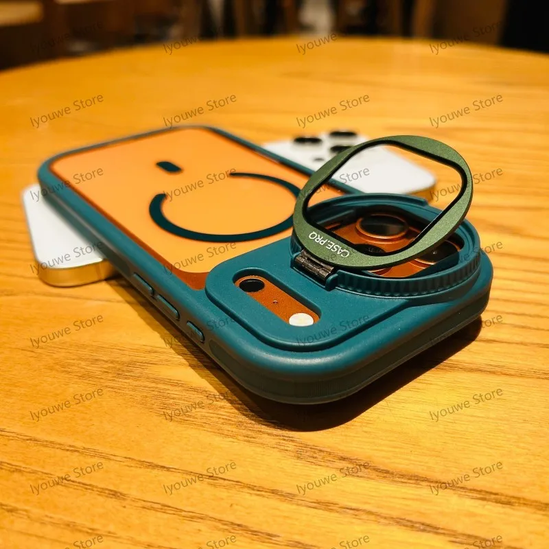 Capa Transparente Magnética Para Iphone 11 (verde) Com Suporte Magsafe, Resistente A Impactos.