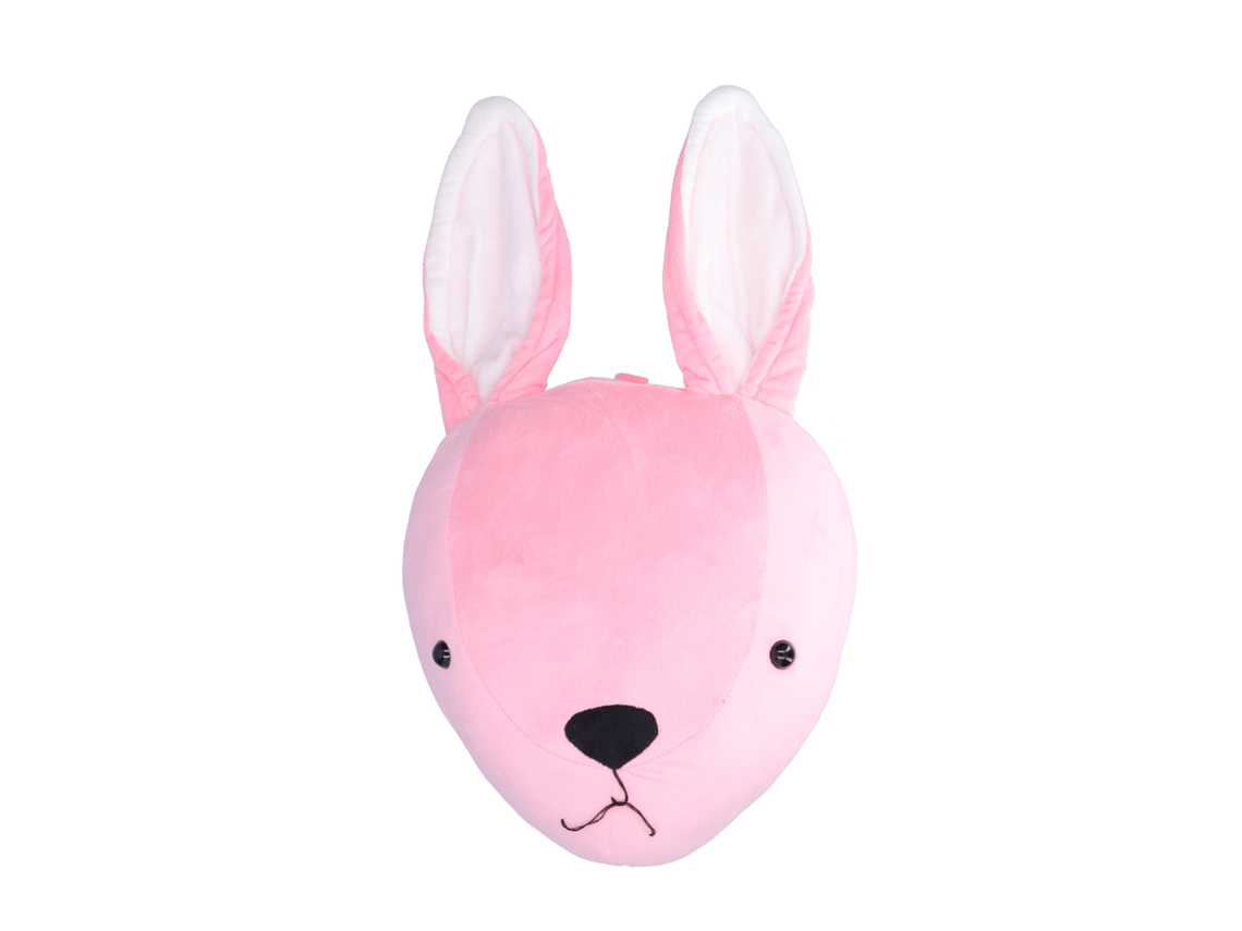Primerox decoração de Parede de Pelúcia Animal Coelho Rosa Brinquedo Hanging Ornament