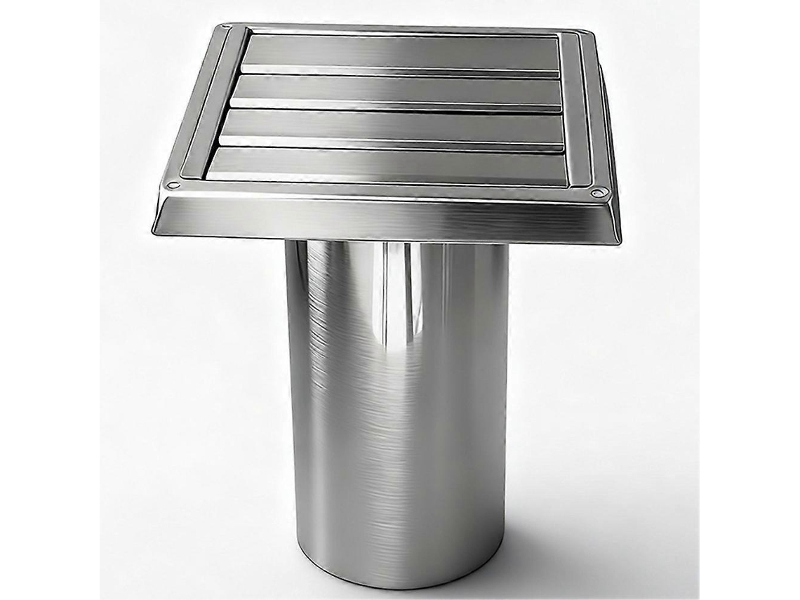Capuz De Ventilação De 4 Polegadas, Com Tela Anti-insetos, Para Exterior, Banheirosilver