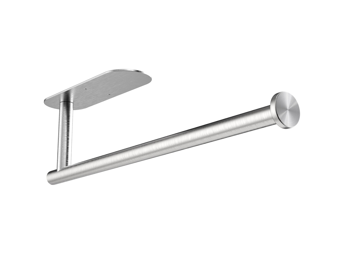 Suporte Para Papel Toalha Aderente De Aço Inox Porta Rolo De Cozinha Com Fixação Mural Btforus