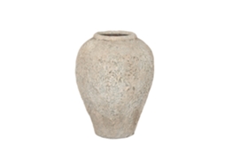 Vaso de Terracota Feito À Mão, Cinza, 41x41x57cm ALEXANDRA HOUSE LIVING