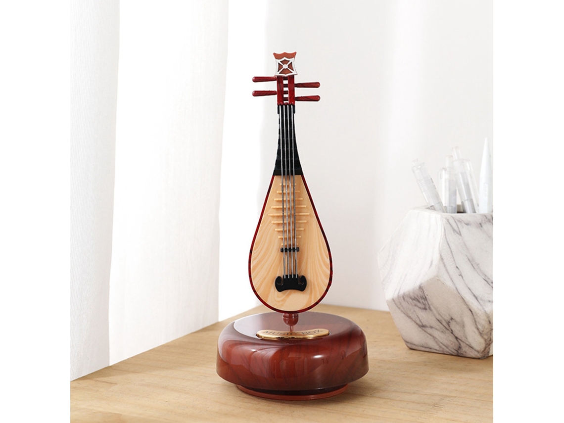 Caixa de Música de Lute Chinesa Presente Original