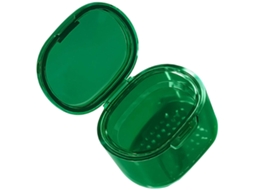 Caixa Para Prótese Dentária De Dupla Camada Em Policarbonato Verde