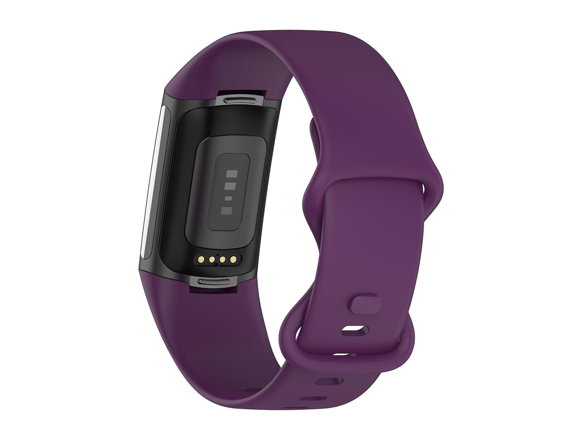 Pulseira de substituição de TPU macio para relógio inteligente Fitbit Charge 5 Ly Ebike (grande)