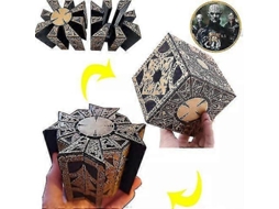 11 Hellraiser Cube Puzzle Box Móvel Lament Horror Movie Series Puzzle Box Cube Totalmente Funcional Pinhead Prop Modelo Figura Brinquedo Slowmoose