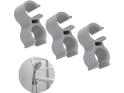 Conjunto De 3 Suportes Para Chuveiro Mão Cadeira Banho, Braçadeira Reforçada Para Assento De Banheira, Banco