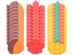50 Borrachas em Miniatura de Abóbora, 50 Unid, para Material Escolar CHABERLU