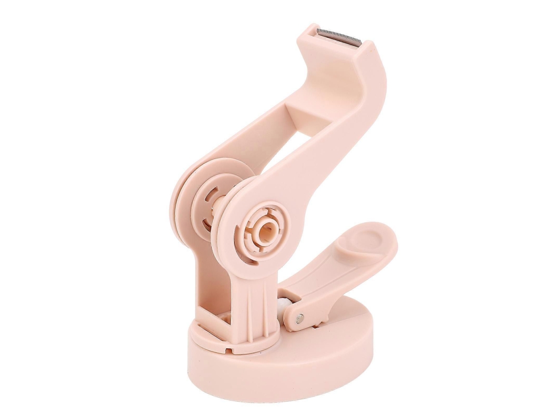 Dispensador de Fita Adesiva de Mesa com Ventosa, Ajustável, com Suporte para Rolo. Cor: Rosado. GOKOCO