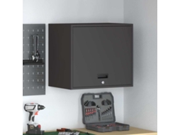Vidaxl Armário De Parede Para Garage Preto 60 X 40 X 53 Cm