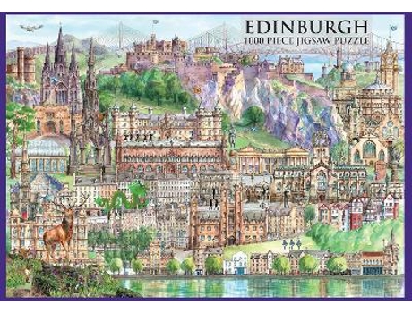 Livro Edinburgh 1000 Piece Jigsaw De Kathy Lewis (inglês)