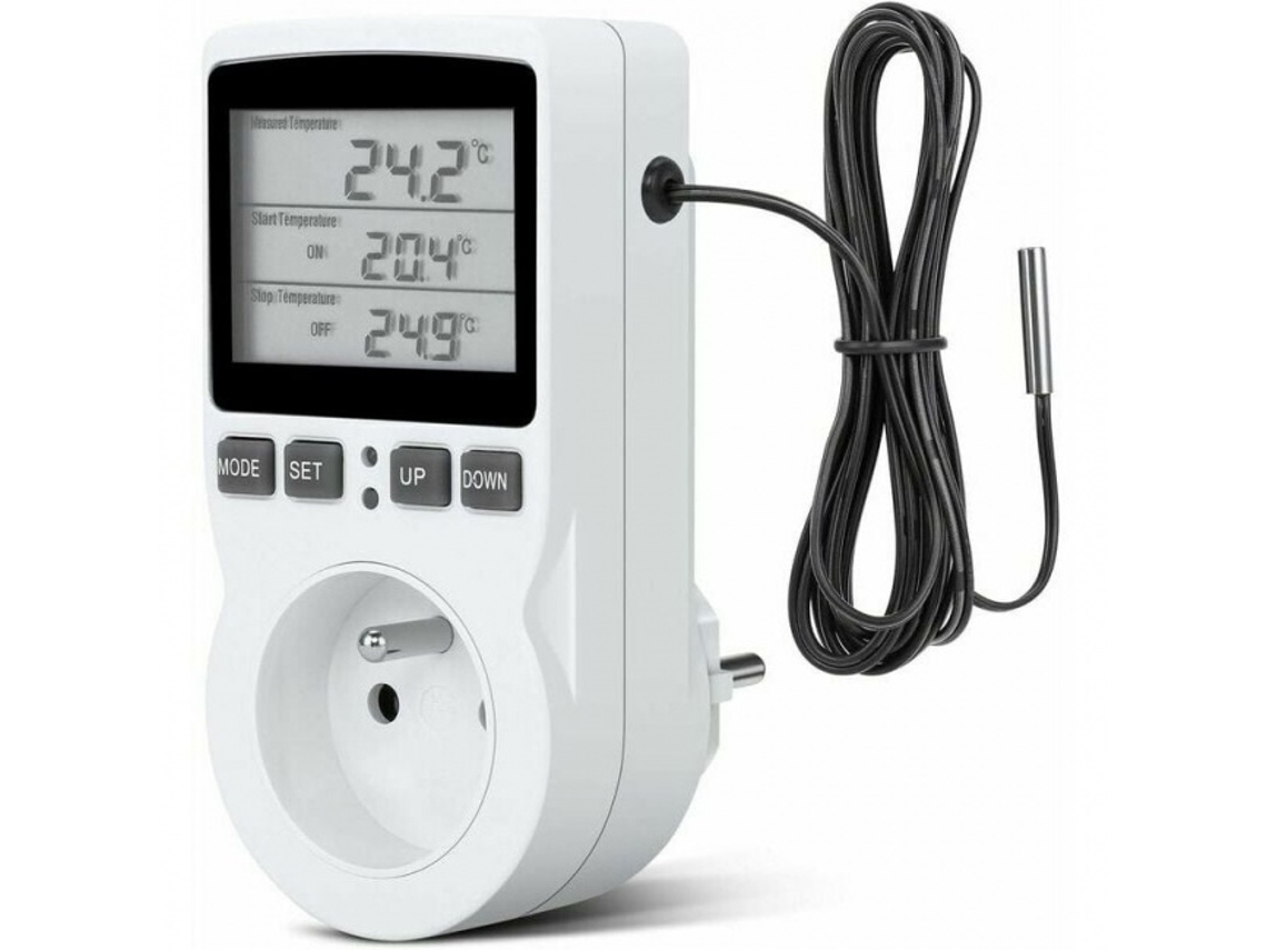 Lurelia Tomada Programável Tomada Para Termostato, Tomada Para Temporizador Digital, Di