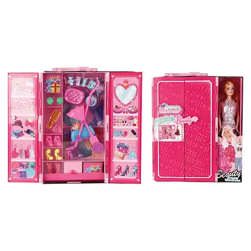 Beauty Muñeca Con Armario Rosa Y Accesorios 2062002 Innovatoys Innovatoysp24