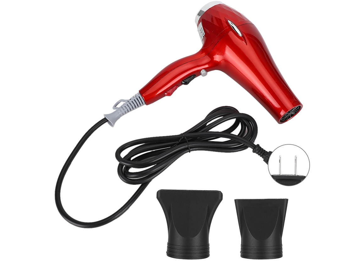 2026 secador de Cabelo Elétrico Potente com Bocal Ajustável, Plug Eua 110v