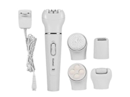 Depilador Facial Elétrico 5 em 1 Feminino com Massageador Recarregável GOKOCO