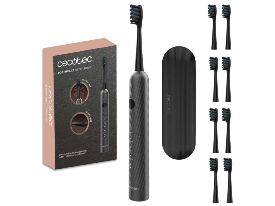 Cecotec Escova De Dente Elétrica Sônica Toothcare Ultrasonic. 4 Modos, Vibrações De Alta Frequência Até 40000 Rpm