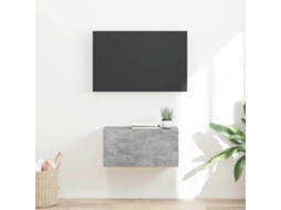 Vidaxl Armário de Tv de Parede Concreto 60 X 31 X 29,5 Cm