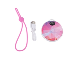 Aquecedor de Mãos Recarregável 4000mAh com Luz LED, 3 Níveis, Portátil | S/MARCA