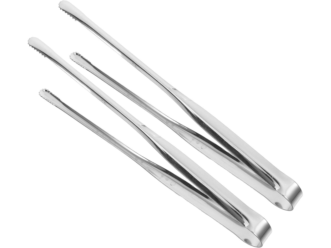 Conjunto De 2 Pinças Para Churrasco Estilo Japonês Em Aço Inoxidável 304, Resistentes À Ferrugem E Leves, Para Uso