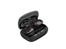 Fones de Ouvido de Condução Óssea com Clipe de Orelha Sem Fio Bluetooth 5.0 Ipx5 À Prova D'água JIAPEI (preto)