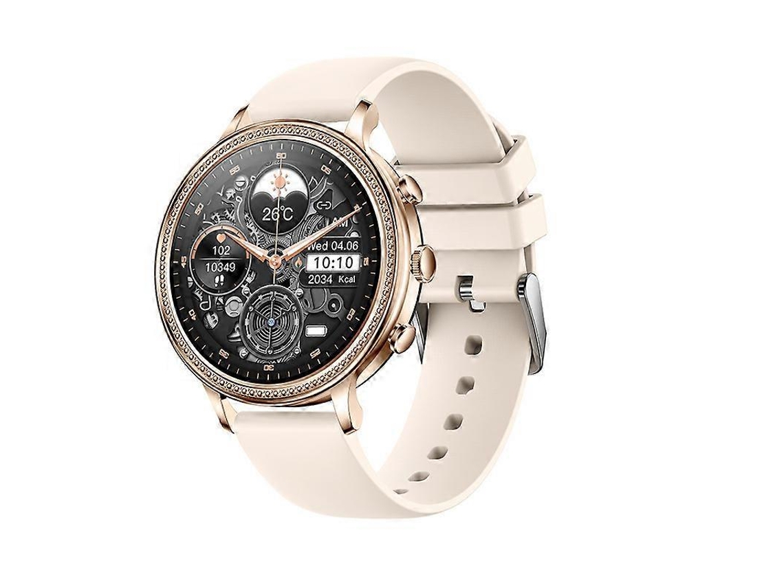 Relógio inteligente feminino Ohpa V60 com tela sensível ao toque de 1,39 polegadas e pulseira Bluetooth VONKELIOS