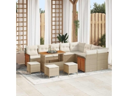 Vidaxl Conjunto De Sofá De Jardim 14 Unid. 10-número De Lugares