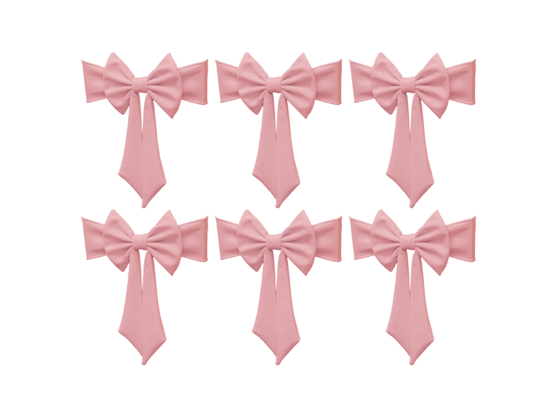 Laxiscreed Pack De 6 Laços Elásticos Para Encostos De Cadeiras E Decoração Fácil