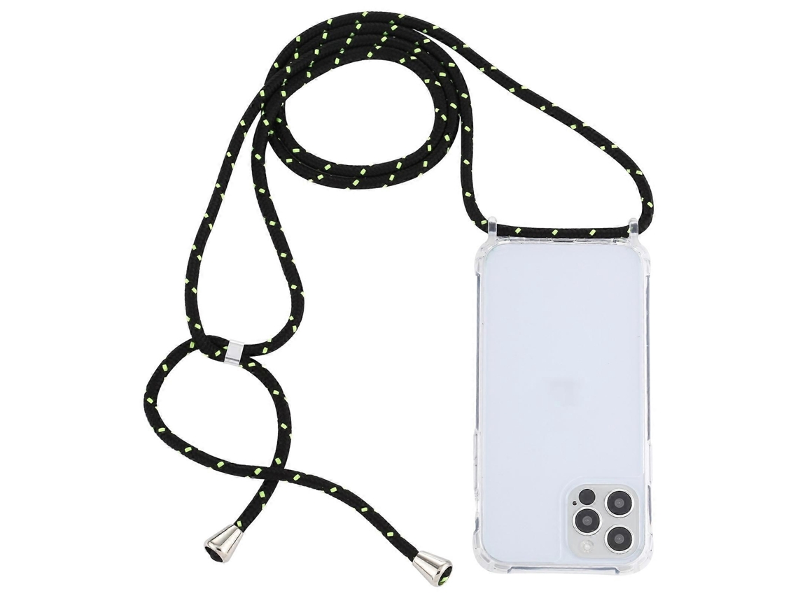 Lurelia Capa Com Cordão Iphone 15 Pro Acrílico Airbag Antichoque