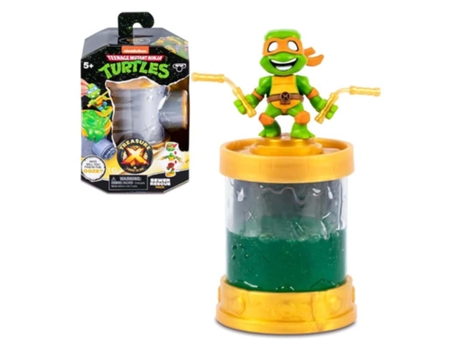 Figura Aleatoria Treasure X Tmnt Sewer Ninja Con Armas T0100000 Famosa Famosap24