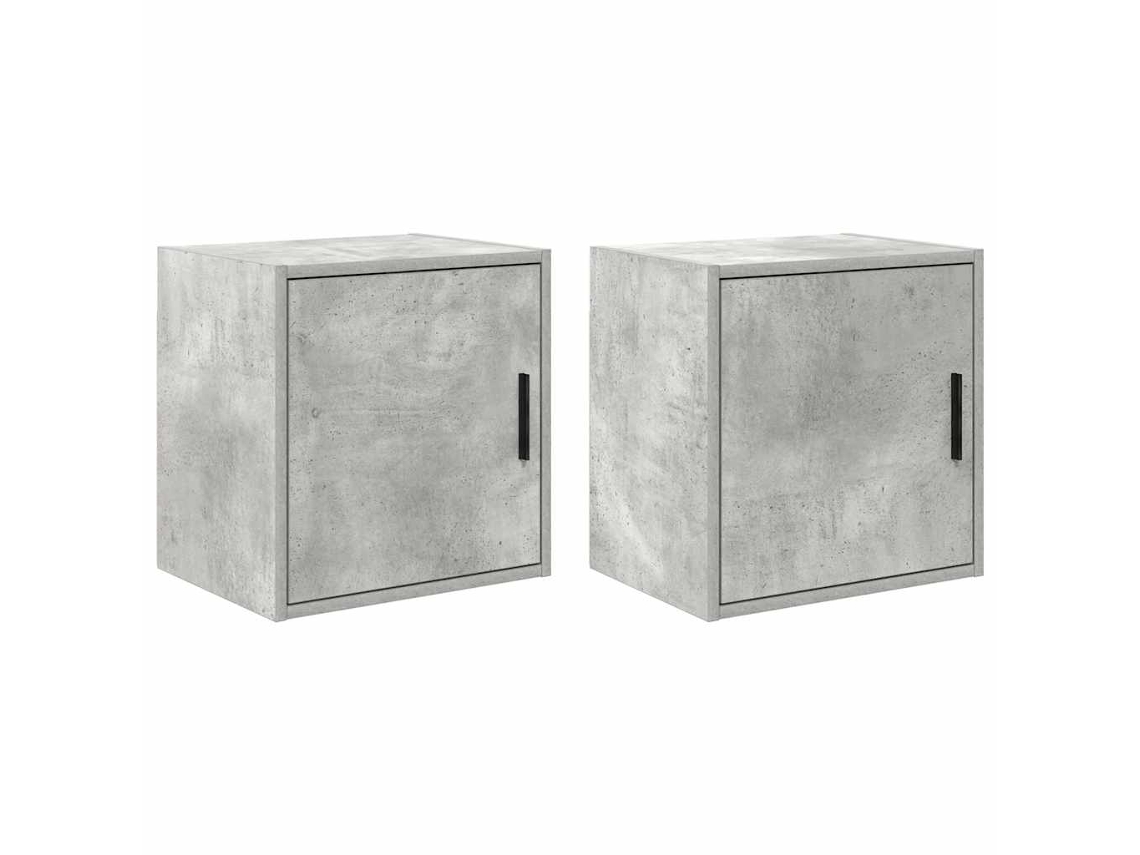 Garage Wall Cabinet, Garage Wall Cabinets Vidaxl Cinzeto Madeira Processada (40 X 30 X 41 Cm)