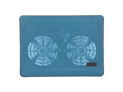 Base de resfriamento portátil S/MARCA, com duplo ventilador, baixo ruído, para laptops até 17 polegadas