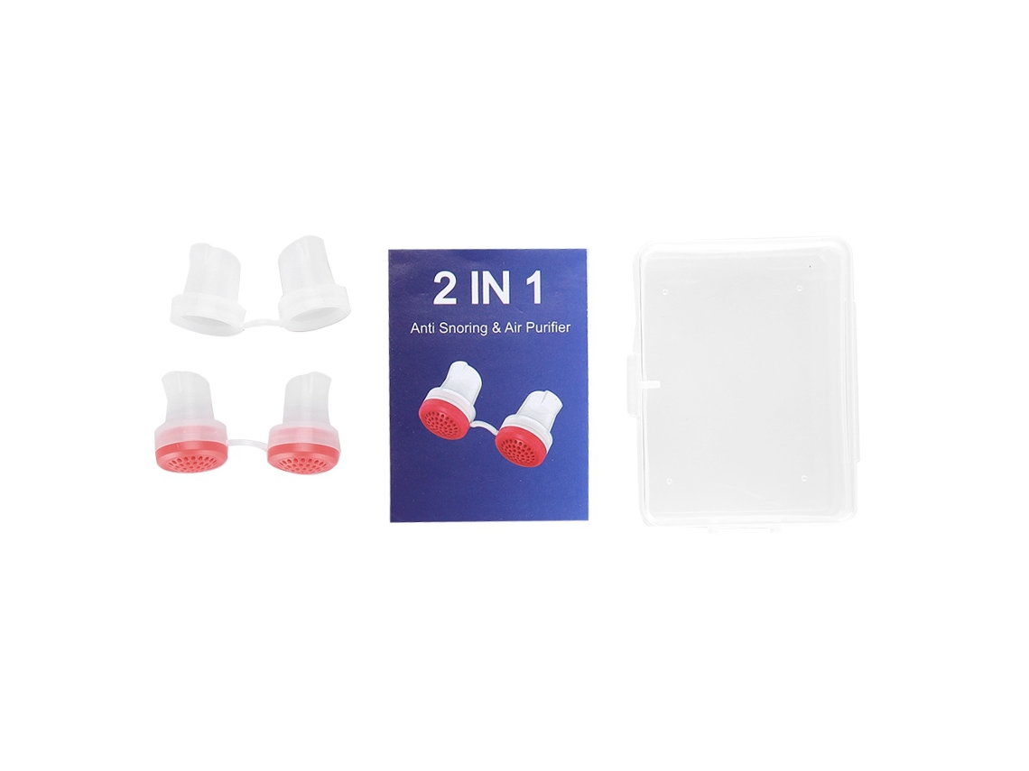 Upgrated Anti snore Nose Purifier Device Nose Vents Air Filter Red