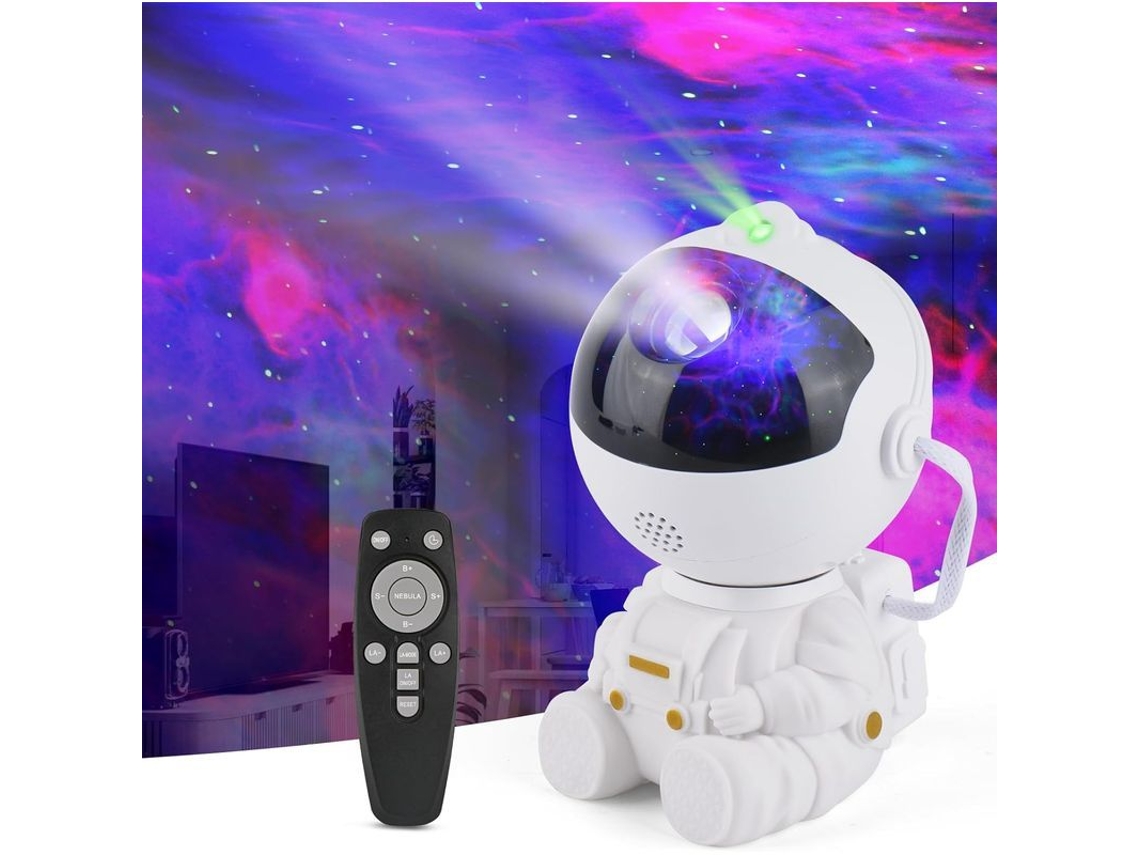 Projetor De Led Astronauta, Luz Noturna Estrelada Com Timer E Controle Remoto, Neblina Para Teto De Quarto