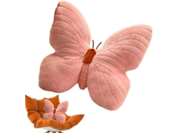 Almofada De Pelúcia Em Formato De Borboleta, Almofada Decorativa Para Sofá | Material Macio,