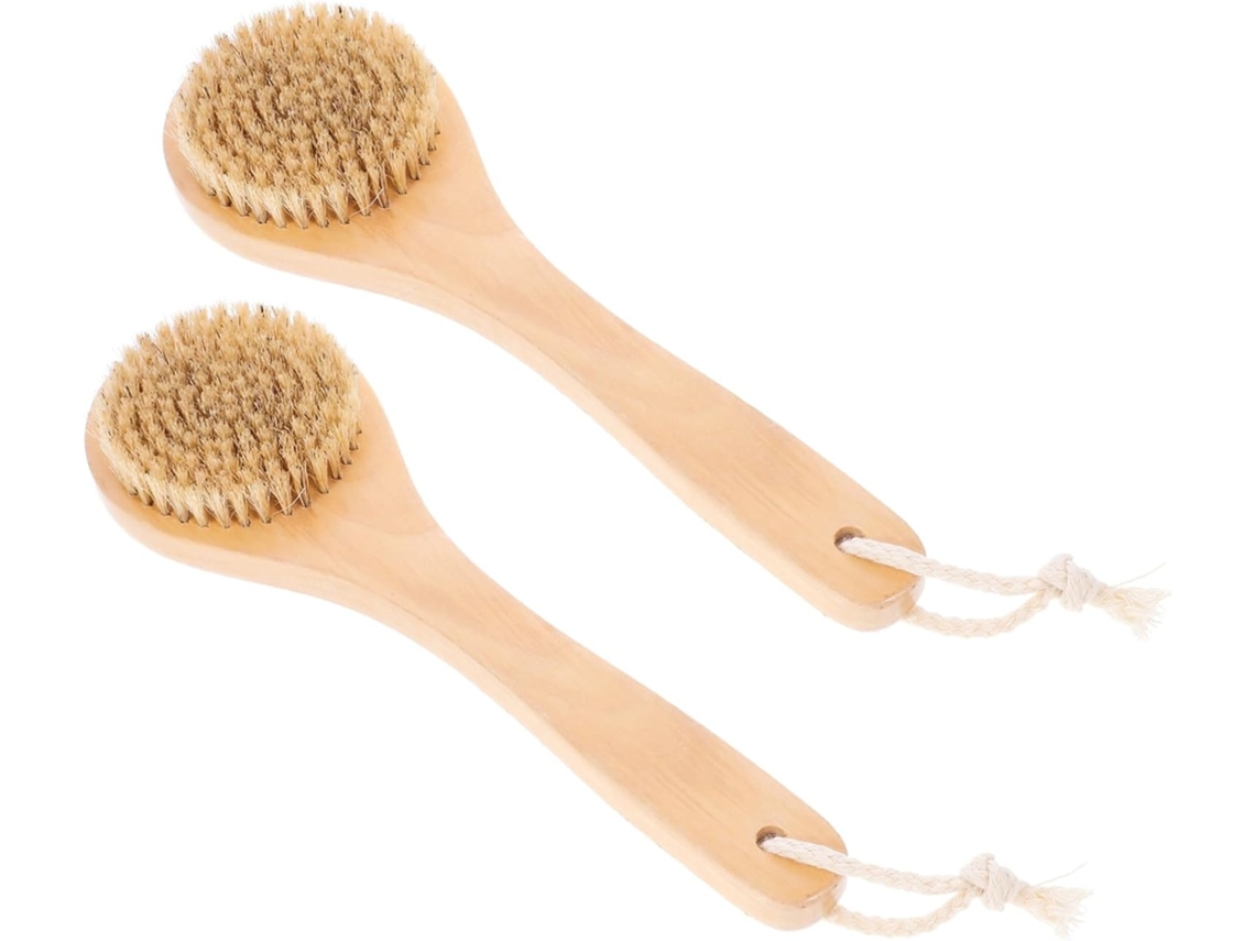 Lurelia Conjunto De 2 Escovas Para Costas Para Duche, Pega Ergonómica E Massagem Suave