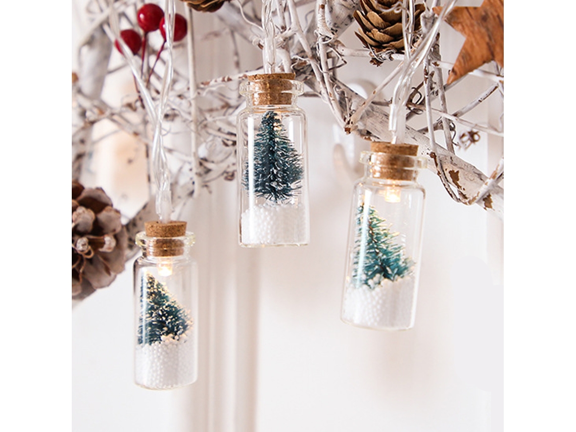 Laxiscreed Fita De Luz Natal Com Fio De Cobre E Pilha Para Decorações Festivas