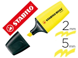 Marcador Stabilo Boss Fluorescente Mini Amarelo Venda Múltiplos 10