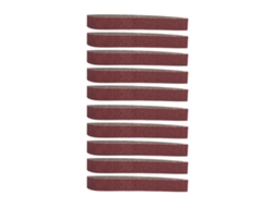 10pcs Cinta De Lija De Aluminia 533*30 (40 Grit) Para Polimento, Lijado Y Procesamiento De Madera, Hierro Y Herramientas