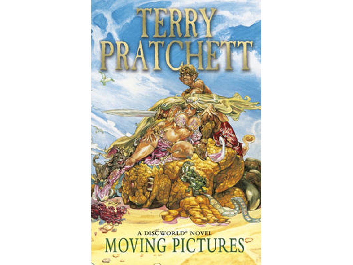 Livro Moving Pictures de Terry Pratchett (Inglês)