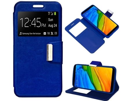 Capa Motorola Moto E4 WEPHONE ACCESORIOS Lapela Azul
