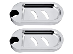 2x Suportes De Sabão Para Barra De Duche, Ajustáveis, Montagem Parede, Ø25mm