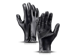 Luvas Inverno Impermeáveis Windproof Aquareproof Com Toque Táctil E Pelúcia Interior De Couro Pu