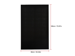Persianas em Pregas Sem Cordão Blackout 100% Preto para Janela 90x150/180cm Fácil Instalação