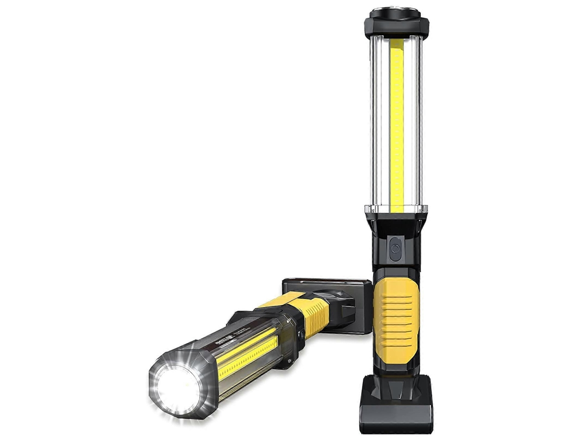 Lanterna LED recarregável com base magnética S/MARCA