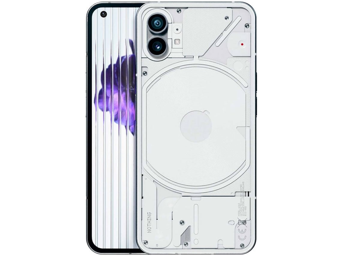 NOTHING Phone 1 Smartphone (6,55'' - 8 GB - 256 GB - Branco