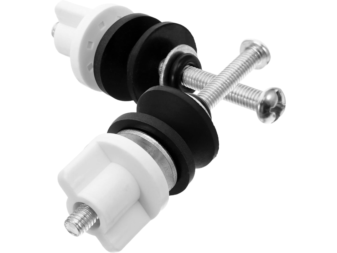 Kit De Parafusos Para Vaso Sanitário, 2 Peças, Aço Inoxidável, Conjunto De Dobradiças Para Assento Vaso Sanitário