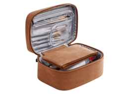 Bolsa Cosmética Simples, Portátil e Multifuncional, Feita de Padrão de Carneiro LIPTAPTYN