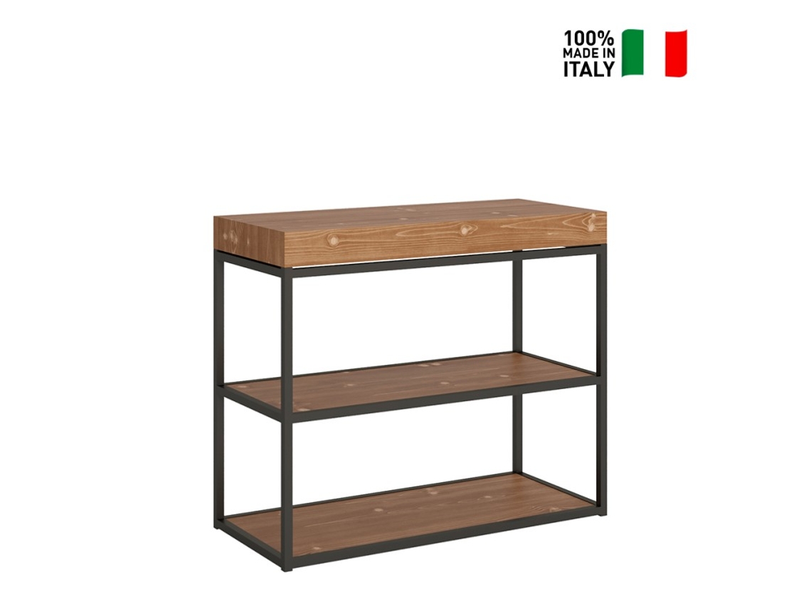 Console extensível 90x40-290cm mesa externa interna Camelia Fir