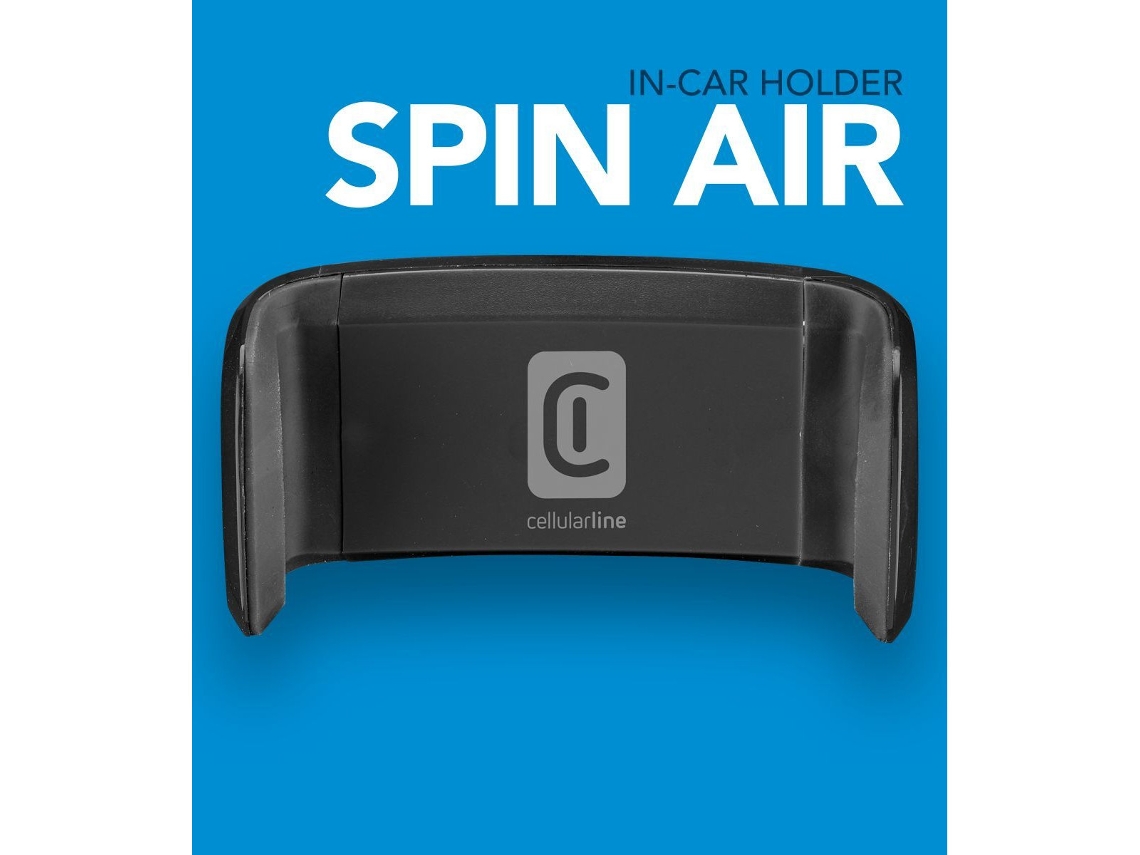 Cellularline Spin Air Supporto Smartphone Nero